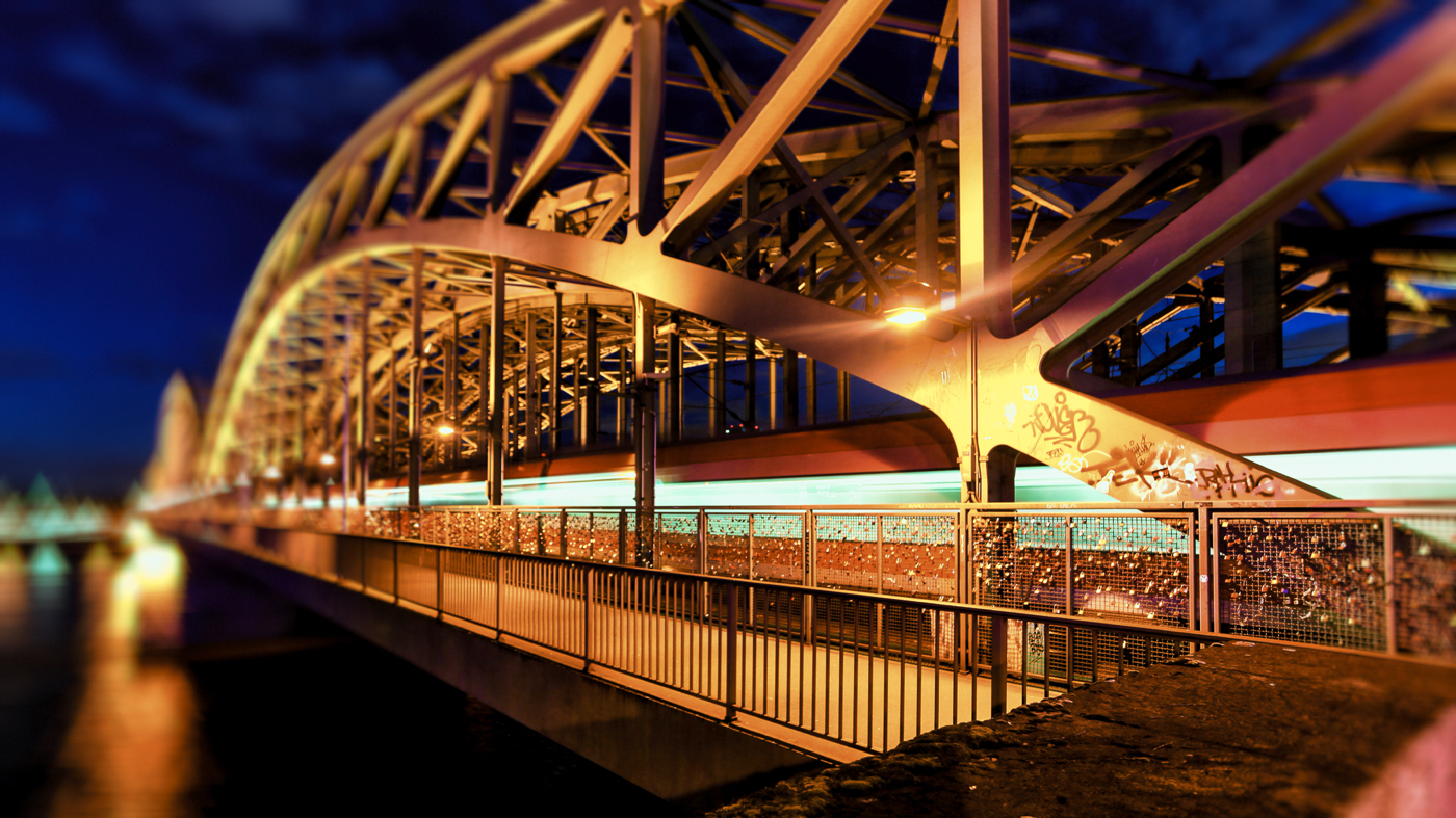 Koeln, Hohenzollernbuecke 